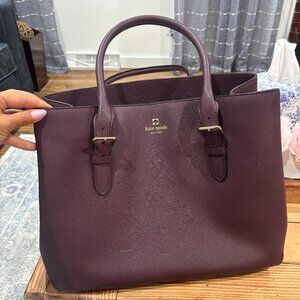 Kate Spade Cove Street Ariel Purple Leather Shoulder Bag